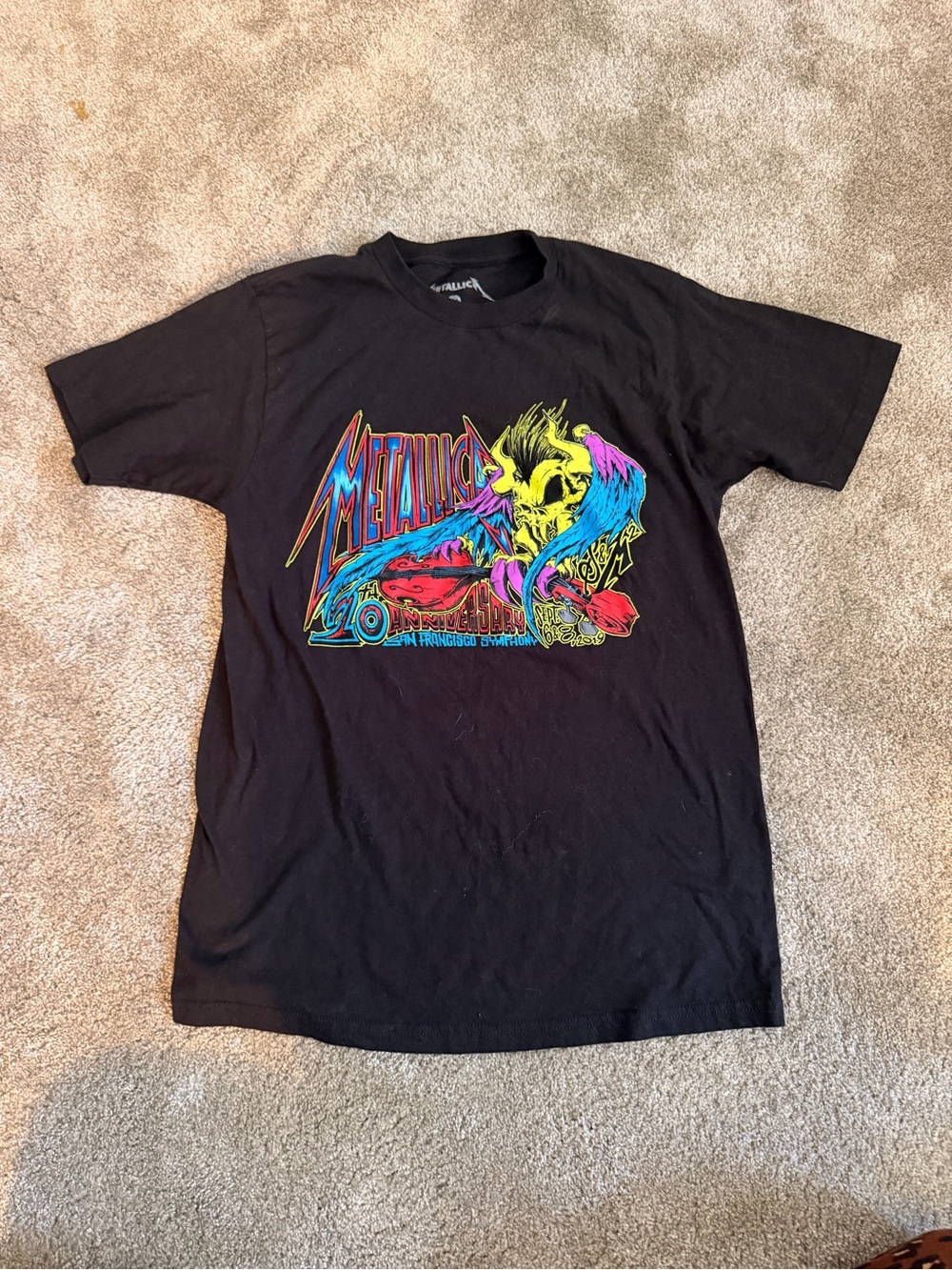 Metallica 40th Anniversary San Francisco Symphony Graphic T-Shirt | Black |